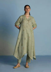 Inoya Linen Co-Ord Set-Mint