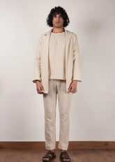 Men'S Cream Crush T-Shirt, Pants & Jacket Set (3 Pcs)