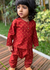 Unisex Organic Madder Raidana Print Kurta & Pants