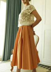 Safina Skirt- Organic Cotton Poplin