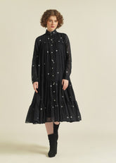 A Model Wearing Blue Pure Cotton Royale IV, curated by Only Ethikal