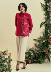 Red Bloom Co-Ord Set