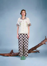 A Model Wearing Multicolor Pure Cotton This Took Forever Shirt, curated by Only Ethikal