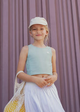 Green Haze Flow Crop Top