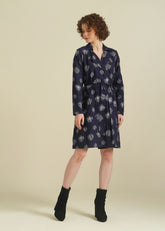 A Model Wearing Blue Pure Cotton Royale I, curated by Only Ethikal