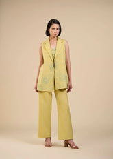 Sage Green Embroidred Jacket