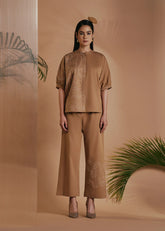 Origani Brown Mirage Co-Ord Set