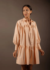 Lei Dress In Organic Cotton Poplin