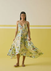 A Model Wearing Multicolor Summer Sea Dress, curated by Only Ethikal