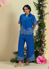 Blue Evaya Co-Ord Set