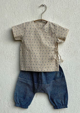 Unisex Organic Indigo Raidana Angarakha & Indigo Check Pants