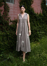 Sepia-Grey Dress