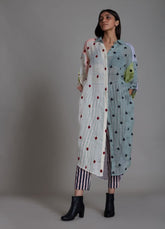 A Model Wearing Multicolor Linen Deck Shirt, curated by Only Ethikal