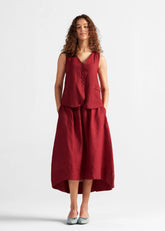 Afternoon Affair Crimson Co-Ord Set