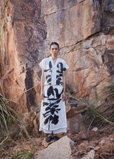 A Model Wearing White Pure Cotton True Reason Top curated by Only Ethikal