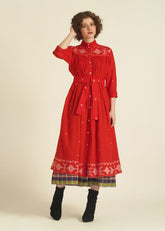 A Model Wearing Pink Pure Cotton Royale XVI, curated by Only Ethikal