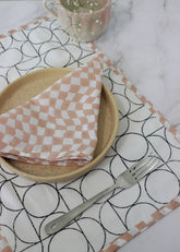 Art Deco Style Sustainable Table Mat- Placemats- Set Of Four