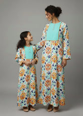 Moroccan Sunrise Jalabia | Mom & Me Duo Set