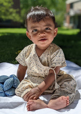 Unisex Organic Indigo Raidana Angarakha & Matching Pants