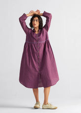 Table For Two Tea Plum Dress