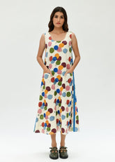 A Model Wearing Multicolor Organic Cotton Void Space Pocket Maxi , curated by Only Ethikal