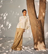 A Model Wearing Multicolor,Pure Cotton Secret Daze Top curated by Only Ethikal