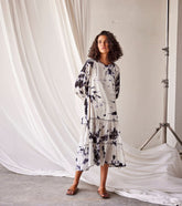 A Model Wearing Multicolor,Pure Cotton Summer Solstice curated by Only Ethikal