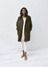 Olive Parka Jacket