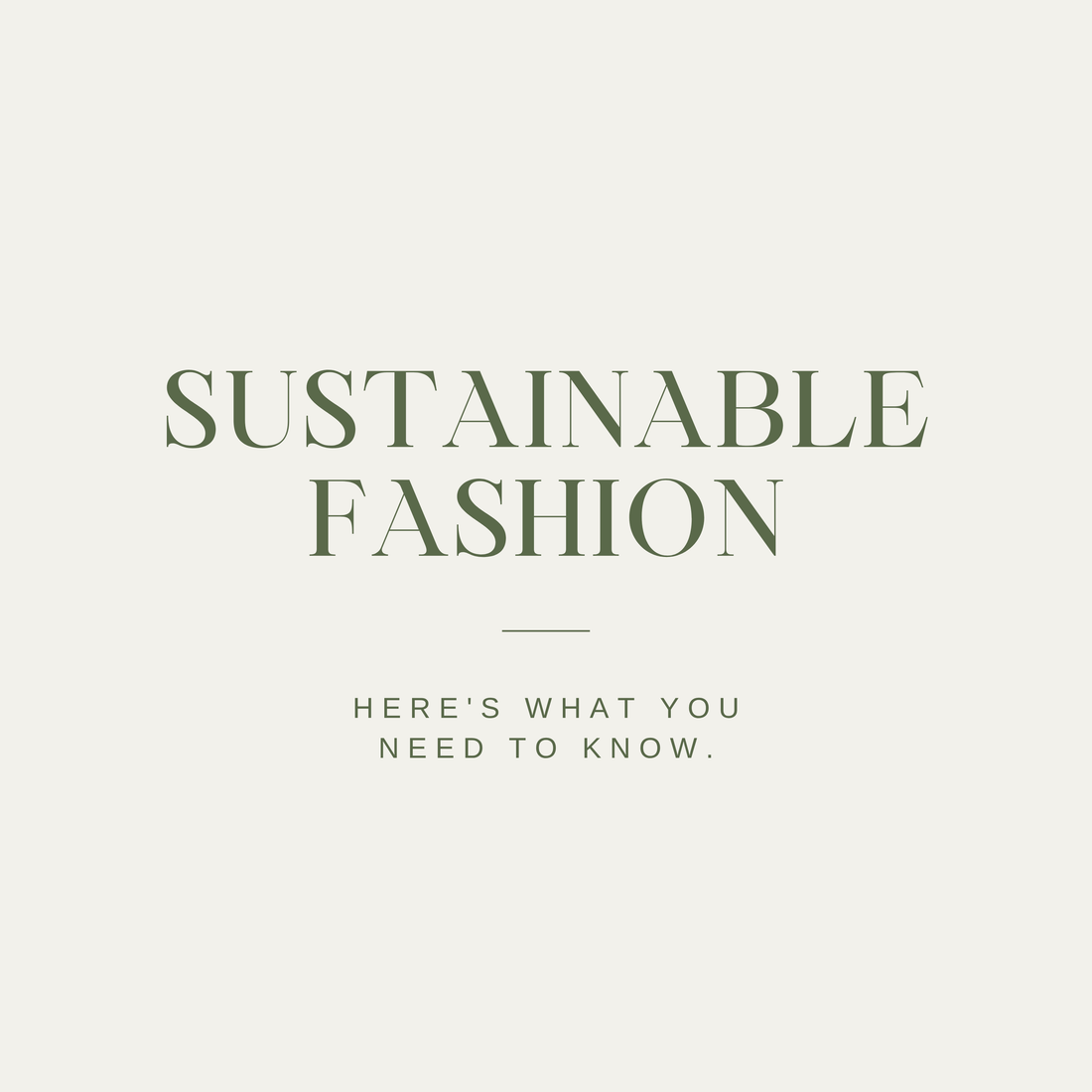 Why Choosing Sustainable Fashion Matters: The OnlyEthikal Promise