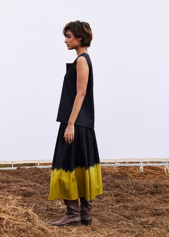 A Model Wearing Multicolor,Organic Cotton Dawn Co-ord Set,curated by Only Ethikal
