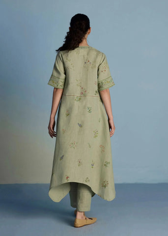 Inoya Linen Co-Ord Set-Mint
