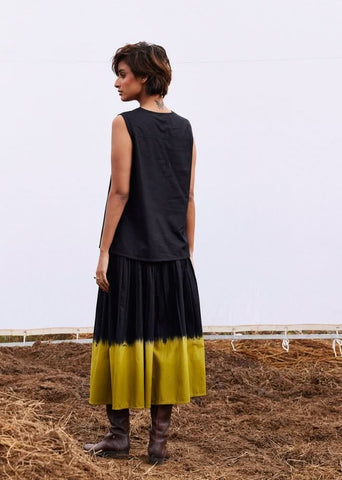 A Model Wearing Multicolor,Organic Cotton Dawn Co-ord Set,curated by Only Ethikal