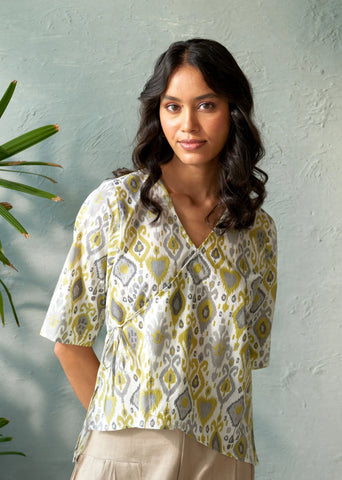 Artsy Wrap Top