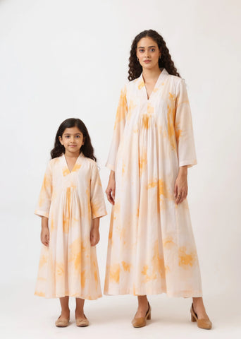 Blush Aura Mini Panel Dress