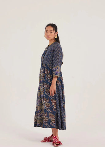 Iris Muslin Silk Day Dress