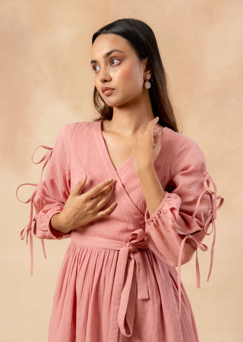 Petal Belted Dress