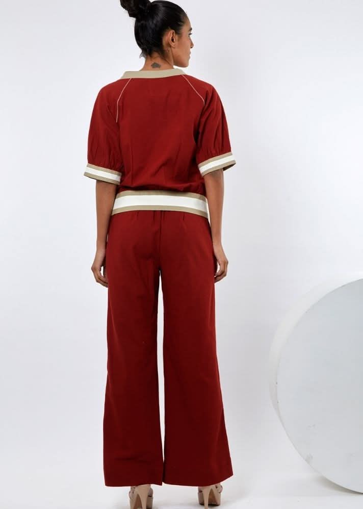 A Model Wearing Multicolor Pure Cotton Baku Multi Co-Ord Set, curated by Only Ethikal