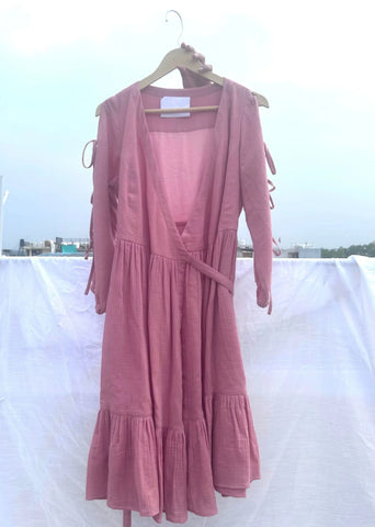 Petal Belted Dress