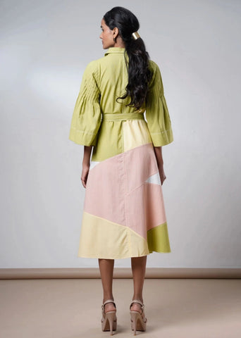 Saylor- Grove Handloom Cotton Dress