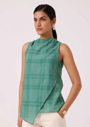 Sonya Green Handwoven Top