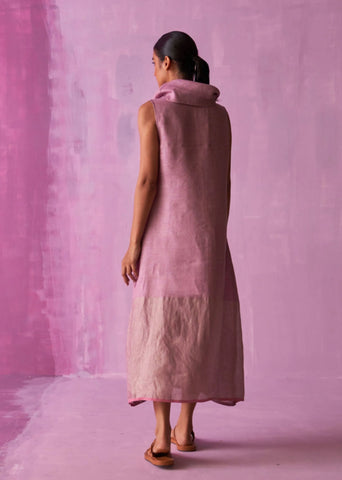 Shira Cowl Neck Dress- Lavender