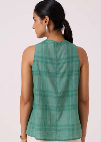 Sonya Green Handwoven Top