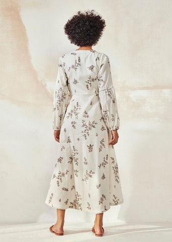 White Ikigai Dress
