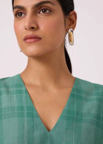 Rue Green Handwoven Top