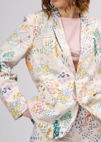 Liza Printed Blazer