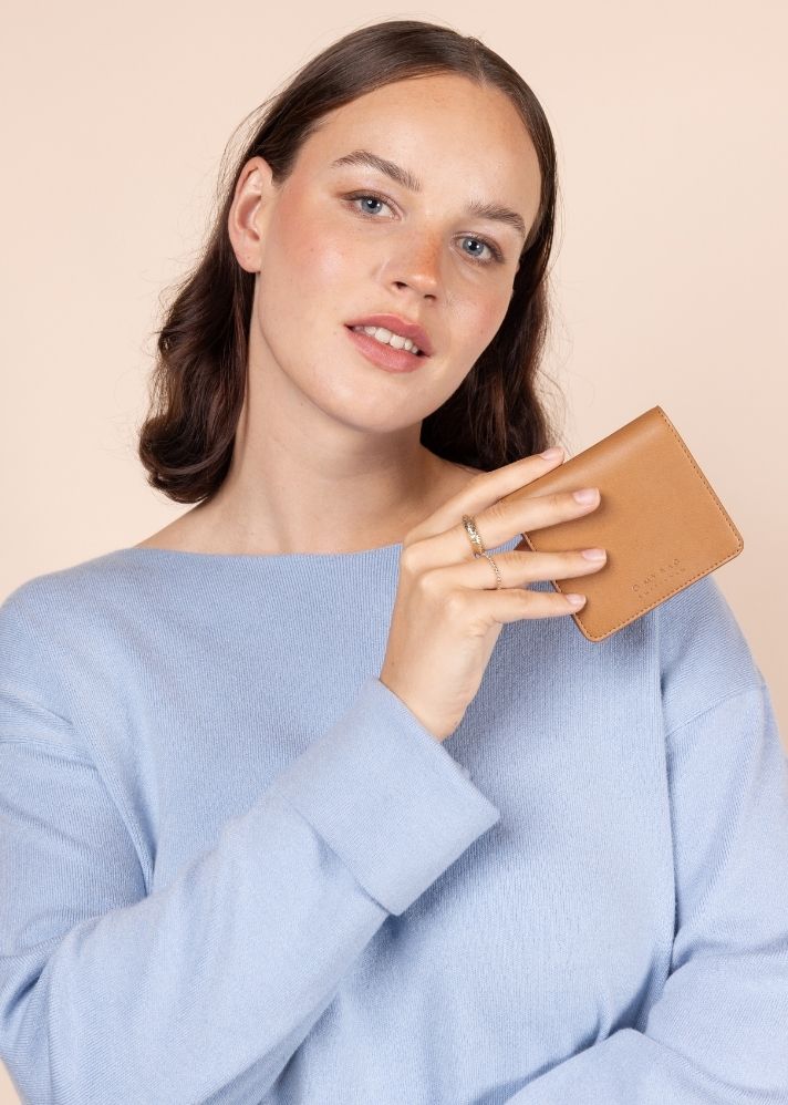 Product image of Multicolor Upcycled Cotton Ash Grary & Moon Box Clutch - Changeable Sleeve, curated by Only Ethikal