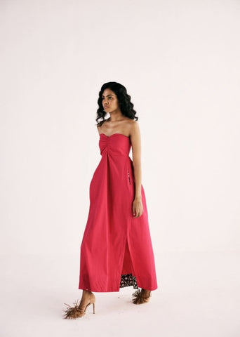 Fuchsia Flame Gown