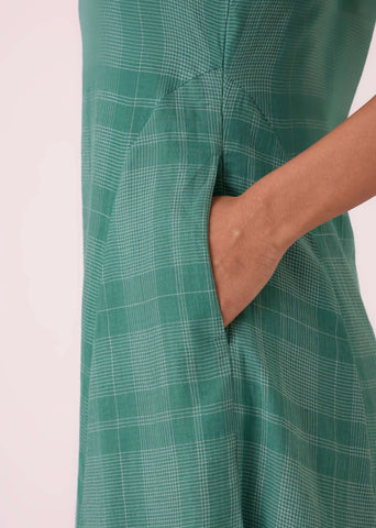 Orwell Green Handwoven Dress
