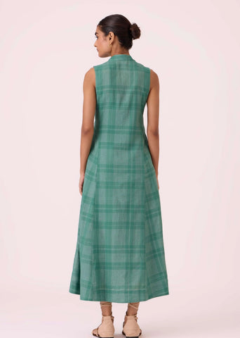 Orwell Green Handwoven Dress