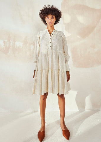 White Pebble Dress